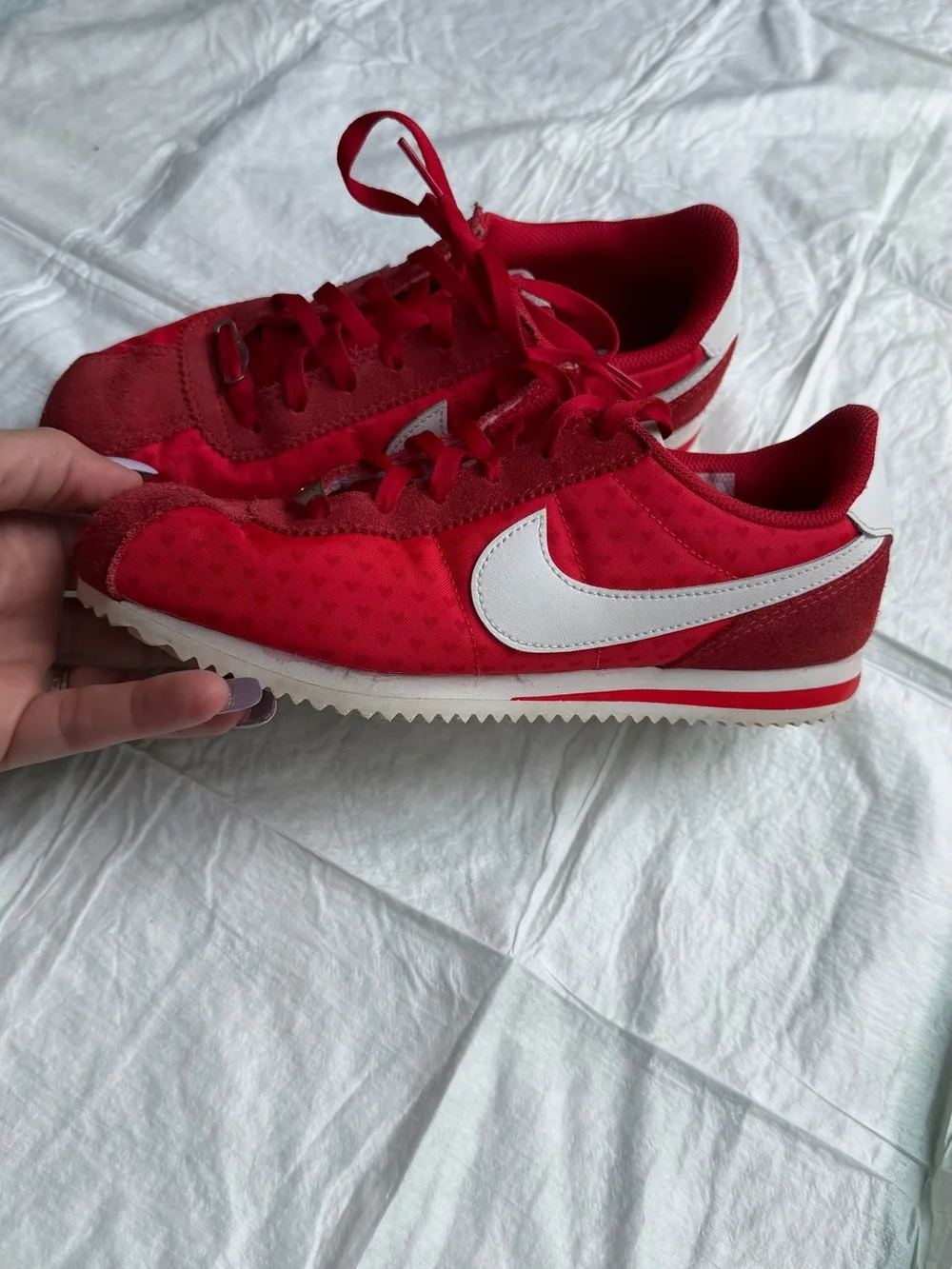 Nike Cortez GS Youth 4Y Perfect Pair Red HV5166-696.